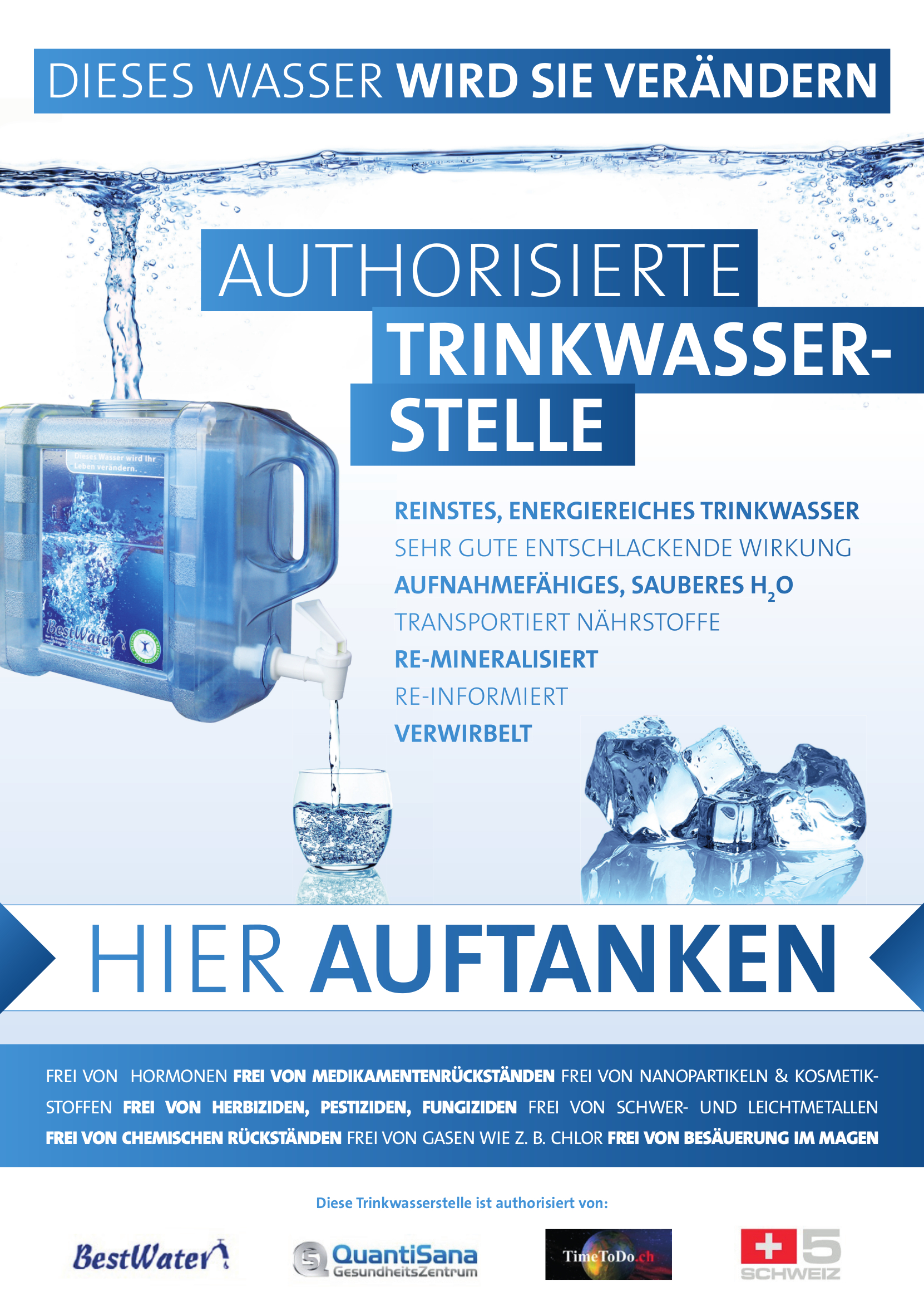 Wassertankstelle Naturheilpraxis Erlinsbach AG Schweiz